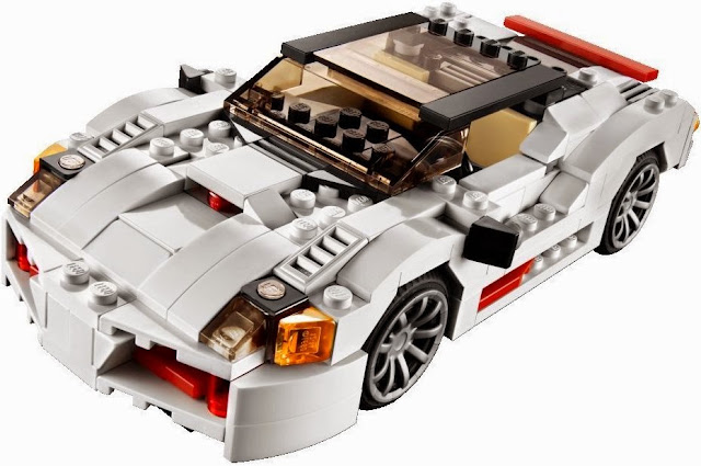Chiếc xe đua đẹp mắt trong bộ Lego Creator 31006 Highway Speedster Chiếc xe đua trong bộ Lego Creator 31006 Highway Speedster