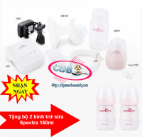 Máy hút sữa mini Spectra Q + Tặng bộ 2 bình trữ sữa spectra : 180.000