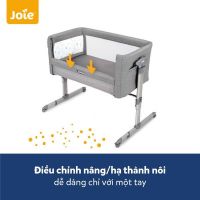 Nôi ngủ cạnh giường Joie Roomie Glide Foggy Gray
